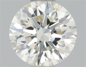 Picture of Natural Diamond 0.51 Carats, Round with Excellent Cut, J Color, I1 Clarity and Certified by GIA