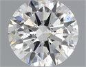 Natural Diamond 0.40 Carats, Round with Excellent Cut, I Color, SI2 Clarity and Certified by IGI