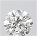 Natural Diamond 0.40 Carats, Round with Excellent Cut, H Color, SI2 Clarity and Certified by GIA