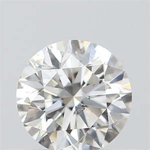 Picture of Natural Diamond 0.40 Carats, Round with Excellent Cut, H Color, SI2 Clarity and Certified by GIA