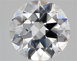 Picture of Natural Diamond 2.01 Carats, Round with Very Good Cut, D Color, IF Clarity and Certified by GIA