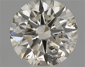 Picture of Natural Diamond 0.50 Carats, Round with Excellent Cut, I Color, I1 Clarity and Certified by IGI