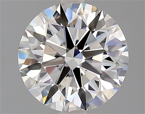 Picture of Natural Diamond 2.08 Carats, Round with Excellent Cut, H Color, VVS2 Clarity and Certified by GIA