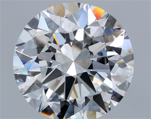 Picture of Natural Diamond 5.50 Carats, Round with Excellent Cut, E Color, VS2 Clarity and Certified by GIA