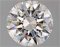 Natural Diamond 2.50 Carats, Round with Excellent Cut, G Color, VVS2 Clarity and Certified by GIA