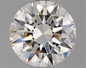 Picture of Natural Diamond 2.50 Carats, Round with Excellent Cut, G Color, VVS2 Clarity and Certified by GIA