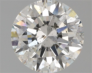 Picture of Natural Diamond 2.00 Carats, Round with Excellent Cut, F Color, SI2 Clarity and Certified by IGI