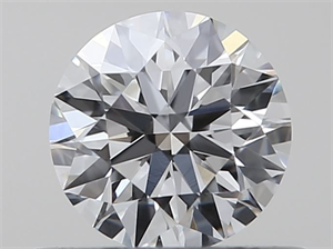 Picture of Natural Diamond 0.40 Carats, Round with Excellent Cut, E Color, VS2 Clarity and Certified by GIA