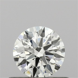 Picture of Natural Diamond 0.45 Carats, Round with Excellent Cut, K Color, VS1 Clarity and Certified by GIA