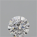 Natural Diamond 0.40 Carats, Round with Excellent Cut, F Color, VS2 Clarity and Certified by GIA