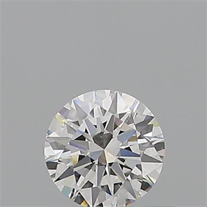 Picture of Natural Diamond 0.40 Carats, Round with Excellent Cut, F Color, VS2 Clarity and Certified by GIA