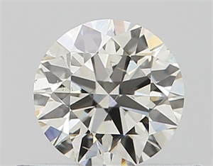 Picture of Natural Diamond 0.40 Carats, Round with Excellent Cut, J Color, SI1 Clarity and Certified by GIA