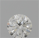 Natural Diamond 0.40 Carats, Round with Excellent Cut, H Color, SI1 Clarity and Certified by GIA