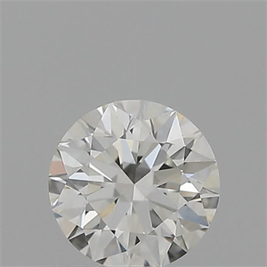 Picture of Natural Diamond 0.40 Carats, Round with Excellent Cut, H Color, SI1 Clarity and Certified by GIA