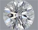 Natural Diamond 0.40 Carats, Round with Excellent Cut, D Color, VVS1 Clarity and Certified by GIA