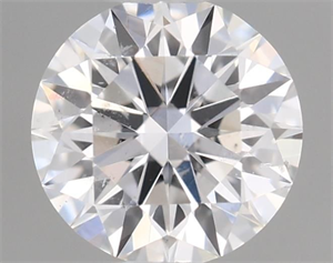 Picture of Natural Diamond 0.40 Carats, Round with Excellent Cut, E Color, SI2 Clarity and Certified by GIA