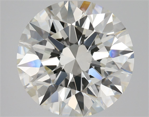 Picture of Natural Diamond 2.77 Carats, Round with Excellent Cut, I Color, VVS2 Clarity and Certified by GIA