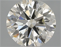 Natural Diamond 0.40 Carats, Round with Excellent Cut, I Color, VS2 Clarity and Certified by IGI