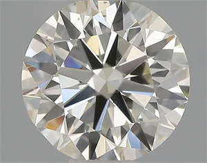 Picture of Natural Diamond 0.40 Carats, Round with Excellent Cut, I Color, VS2 Clarity and Certified by IGI