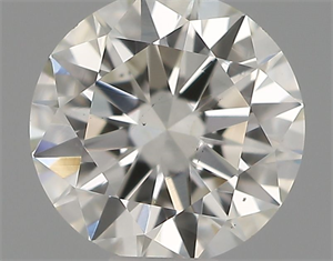 Picture of Natural Diamond 0.40 Carats, Round with Excellent Cut, G Color, VS2 Clarity and Certified by IGI