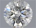 Natural Diamond 0.41 Carats, Round with Excellent Cut, H Color, VS1 Clarity and Certified by IGI