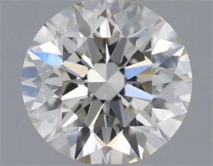 Picture of Natural Diamond 0.41 Carats, Round with Excellent Cut, H Color, VS1 Clarity and Certified by IGI