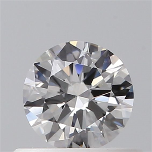 Picture of Natural Diamond 0.40 Carats, Round with Excellent Cut, D Color, VS2 Clarity and Certified by GIA