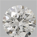 Natural Diamond 0.50 Carats, Round with Excellent Cut, J Color, VS1 Clarity and Certified by GIA