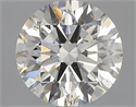 Natural Diamond 3.03 Carats, Round with Excellent Cut, J Color, SI2 Clarity and Certified by GIA