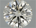 Natural Diamond 0.53 Carats, Round with Excellent Cut, I Color, VS2 Clarity and Certified by IGI