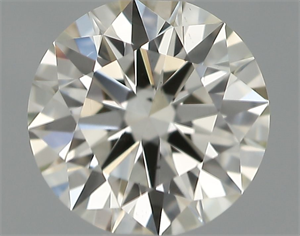 Picture of Natural Diamond 0.53 Carats, Round with Excellent Cut, I Color, VS2 Clarity and Certified by IGI