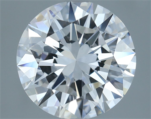 Picture of Natural Diamond 2.00 Carats, Round with Excellent Cut, D Color, VVS2 Clarity and Certified by GIA