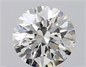 Natural Diamond 0.40 Carats, Round with Excellent Cut, I Color, VS1 Clarity and Certified by GIA