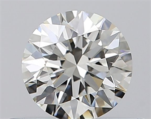 Picture of Natural Diamond 0.40 Carats, Round with Excellent Cut, I Color, VS1 Clarity and Certified by GIA