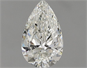 Natural Diamond 0.72 Carats, Pear with  Cut, I Color, VS2 Clarity and Certified by GIA