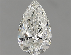 Picture of Natural Diamond 0.72 Carats, Pear with  Cut, I Color, VS2 Clarity and Certified by GIA