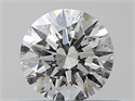 Natural Diamond 0.40 Carats, Round with Excellent Cut, J Color, SI2 Clarity and Certified by GIA