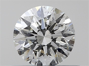 Picture of Natural Diamond 0.40 Carats, Round with Excellent Cut, J Color, SI2 Clarity and Certified by GIA