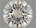 Natural Diamond 0.50 Carats, Round with Excellent Cut, H Color, SI1 Clarity and Certified by IGI