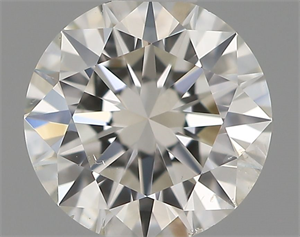 Picture of Natural Diamond 0.50 Carats, Round with Excellent Cut, H Color, SI1 Clarity and Certified by IGI