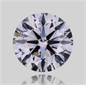 Natural Diamond 0.44 Carats, Round with Excellent Cut, F Color, SI2 Clarity and Certified by GIA