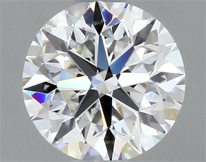 Picture of Natural Diamond 0.40 Carats, Round with Very Good Cut, G Color, VVS1 Clarity and Certified by GIA