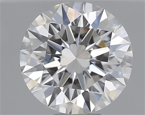 Picture of Natural Diamond 0.40 Carats, Round with Excellent Cut, F Color, VS2 Clarity and Certified by GIA