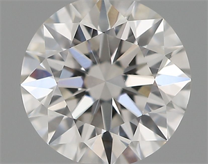 Picture of Natural Diamond 0.44 Carats, Round with Excellent Cut, G Color, VS2 Clarity and Certified by GIA