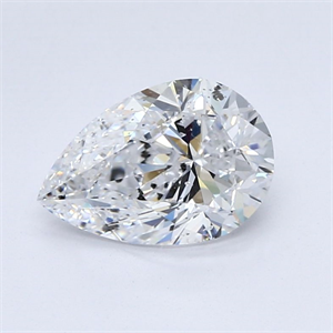 Picture of Natural Diamond 1.50 Carats, Pear with  Cut, D Color, SI2 Clarity and Certified by GIA