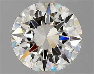 Picture of Natural Diamond 2.03 Carats, Round with Very Good Cut, K Color, IF Clarity and Certified by GIA