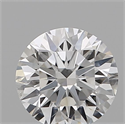 Natural Diamond 0.51 Carats, Round with Excellent Cut, F Color, I1 Clarity and Certified by GIA