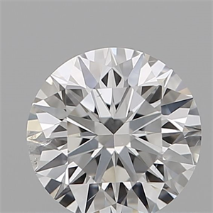 Picture of Natural Diamond 0.51 Carats, Round with Excellent Cut, F Color, I1 Clarity and Certified by GIA