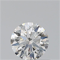 Natural Diamond 0.43 Carats, Round with Excellent Cut, F Color, VS2 Clarity and Certified by GIA