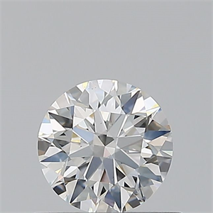 Picture of Natural Diamond 0.43 Carats, Round with Excellent Cut, F Color, VS2 Clarity and Certified by GIA